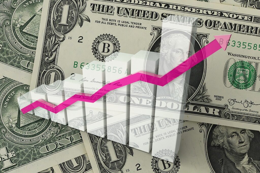 Dollar price up