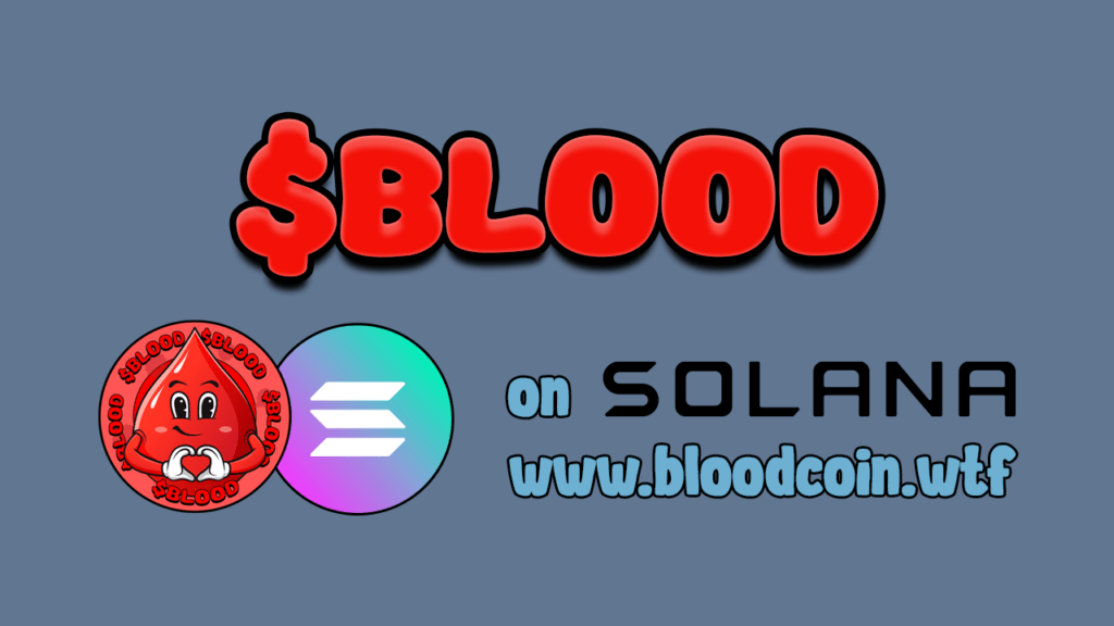 $bLOOD COIN LOGO on solana