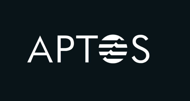 Aptos logo on black