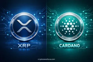 IMAGE OF XRP AND CARDANO SIDE BY SIDE