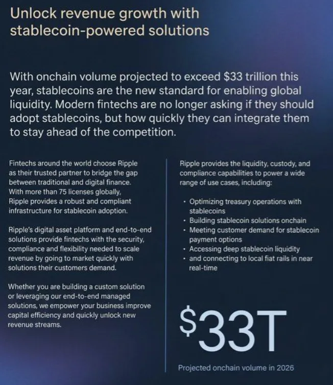 Ripple’s flyer AT THE XRP Tokyo Event
