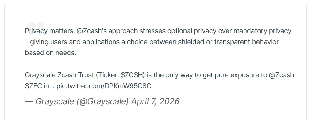 post from grayscale
