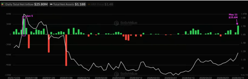 DAILY TOTAL NET INFLOWS CHART