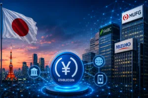 fintech city, japan SMBC MUFG MIZLHO