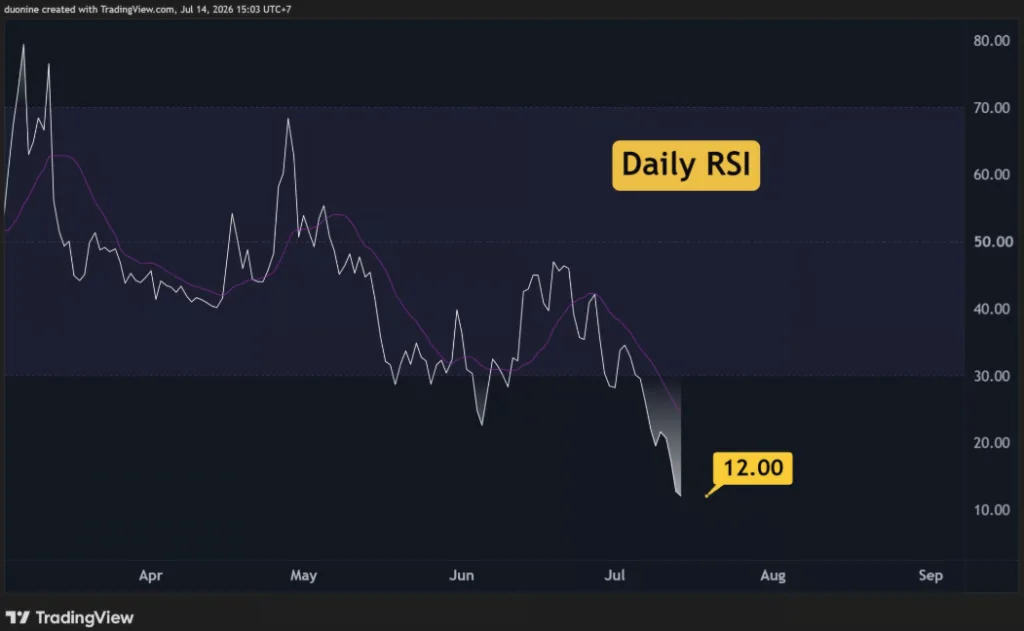DAILY RSI CHART