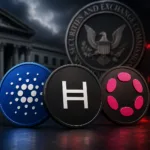 CARDANO, HEDERA, AND POLKADOT LOGOS