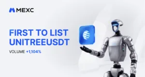 MEXC First to List Unitree Pre-IPO Futures as Daily Trading Volume Surges 1,104%