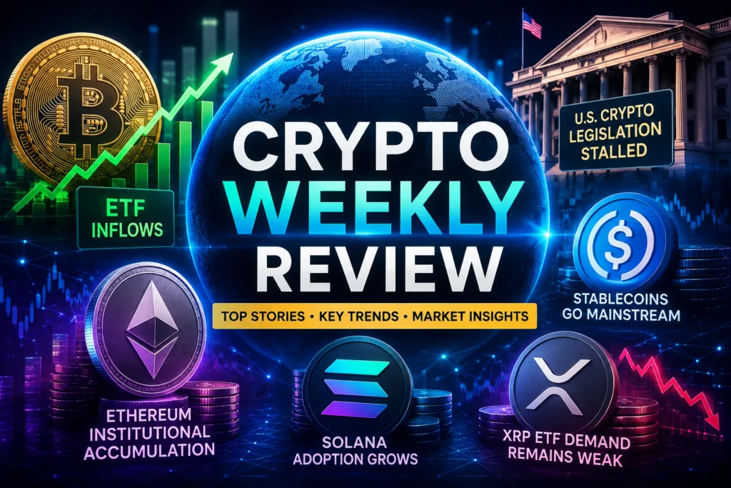 crypto Weekly Review, BTC XRP,SOLANA, ETH