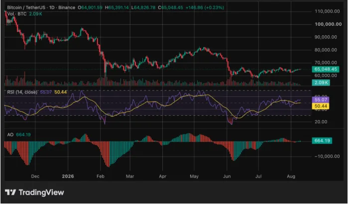 Bitcoin/TetherUS PRICE CHART FOR 24 HOURS PERIOD