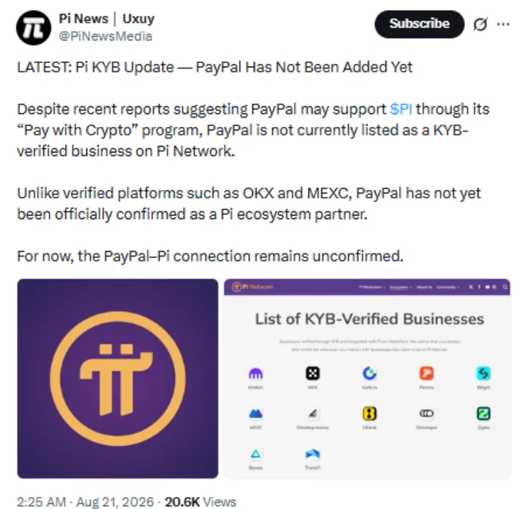 PI NEWS POST ON X