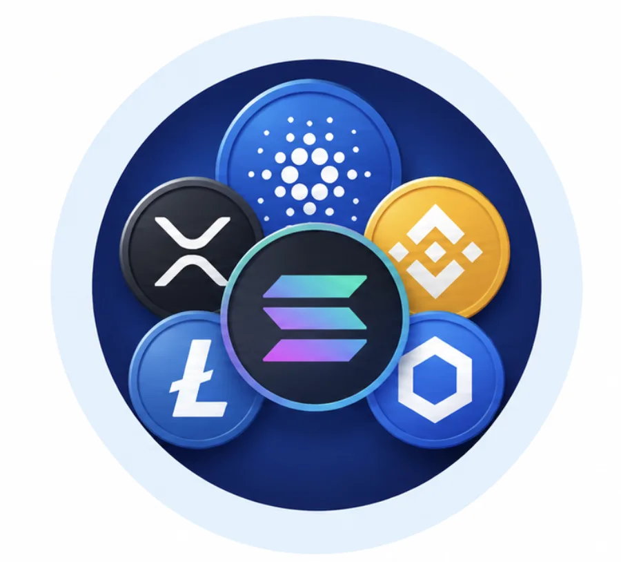 Altcoins cryptocurrency logo